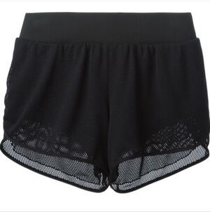 MICHI Black Mesh Athletic Shorts